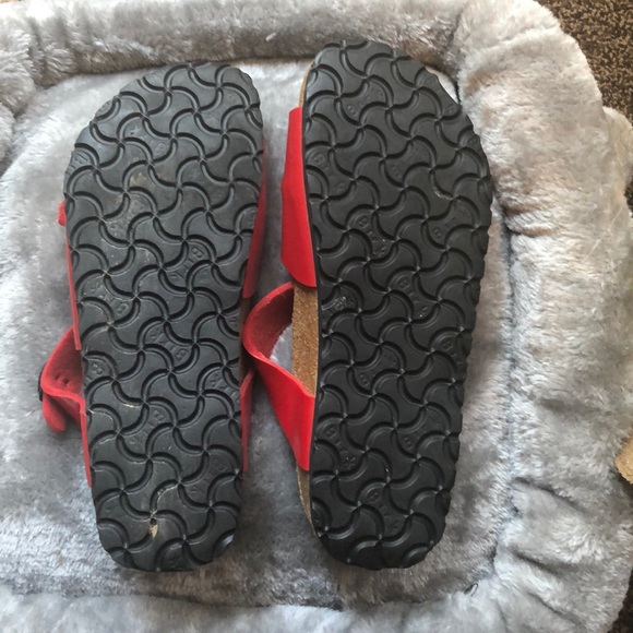 Birki’s by Birkenstock red sandals, size 38 - Picture 3 of 3
